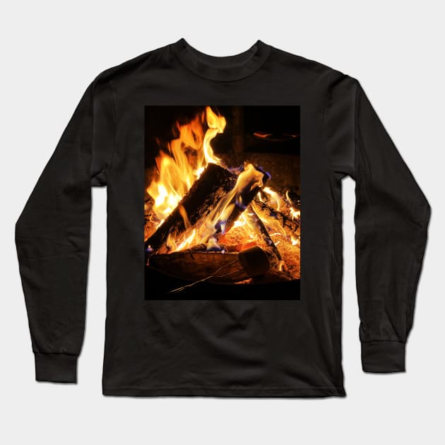 Fire Dancer Long Sleeve T-Shirt by DarkAngel1200